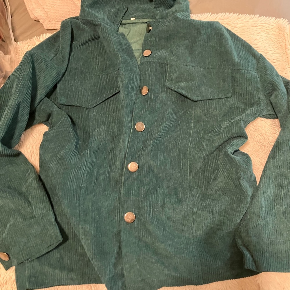 Blue corduroy jackets